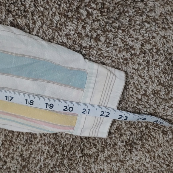 Patagonia Striped Long Sleeve Button Up Shirt Women's Size XL - Picture 7 of 7